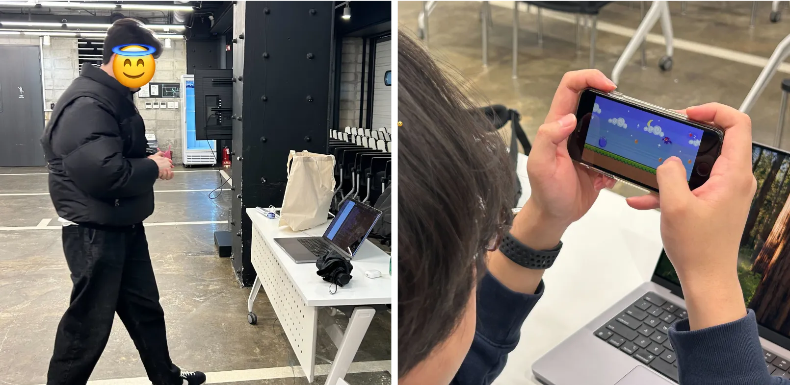 밤샘 후 마지막 빌드를 돌리며 간절히 기도하는 Ren